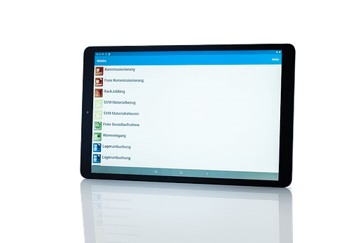 databix mobile Station auf Tablet